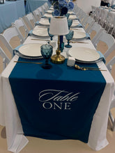 Load image into Gallery viewer, Fabric Table Numbers &amp; Plinth Banners
