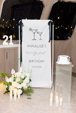 Load image into Gallery viewer, Custom Fabric Welcome Sign
