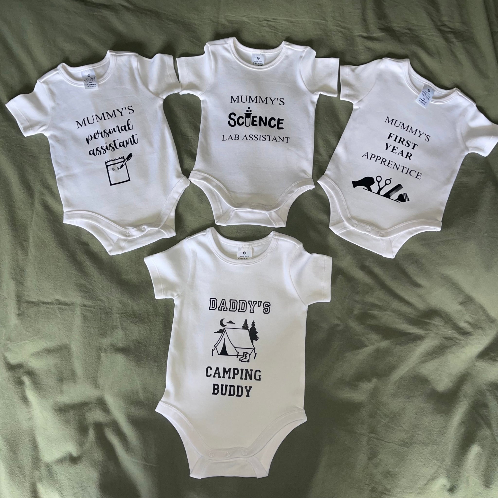 Personalised Baby Onesies Em Kat Creations