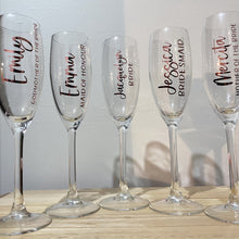 Load image into Gallery viewer, Personalised Champagne Flute - Pick up/local delivery only
