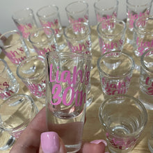 Load image into Gallery viewer, Personalised Shot Glasses - Pick up/local delivery only
